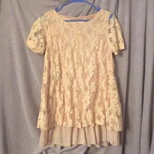 Peach Maternity Dress